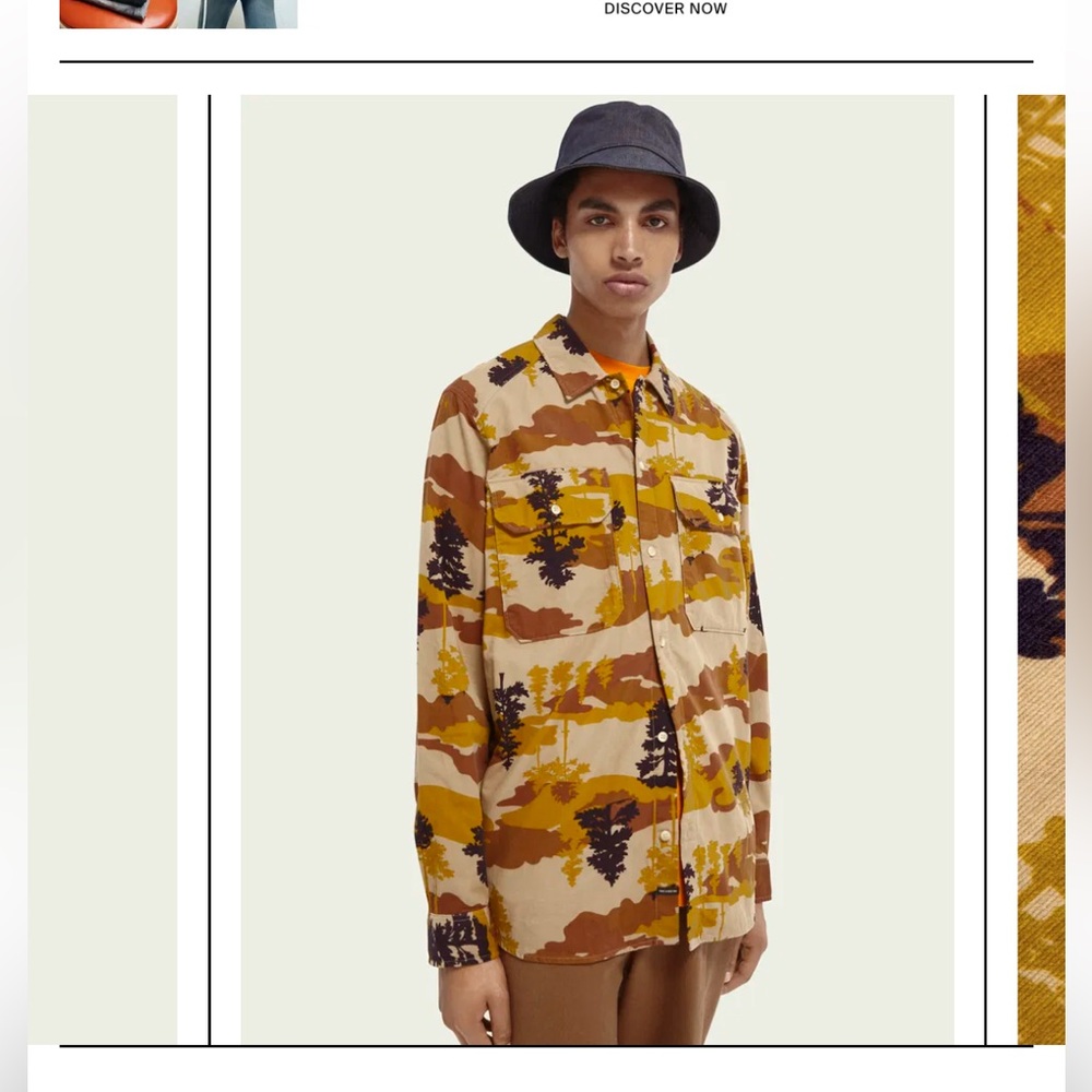 Scotch & Soda courduroy shirt
